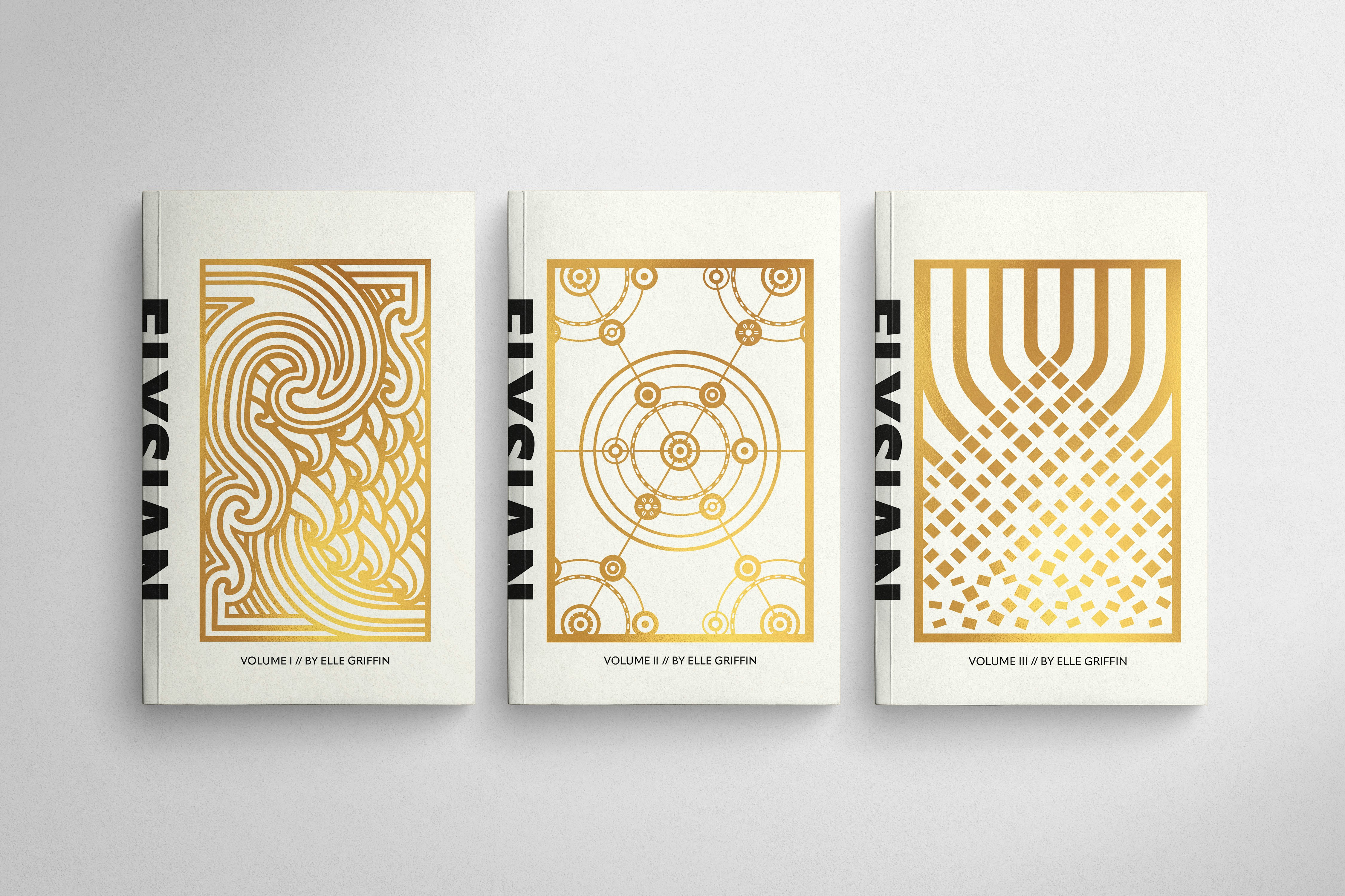 Volumes I, II, and III side-by-side.