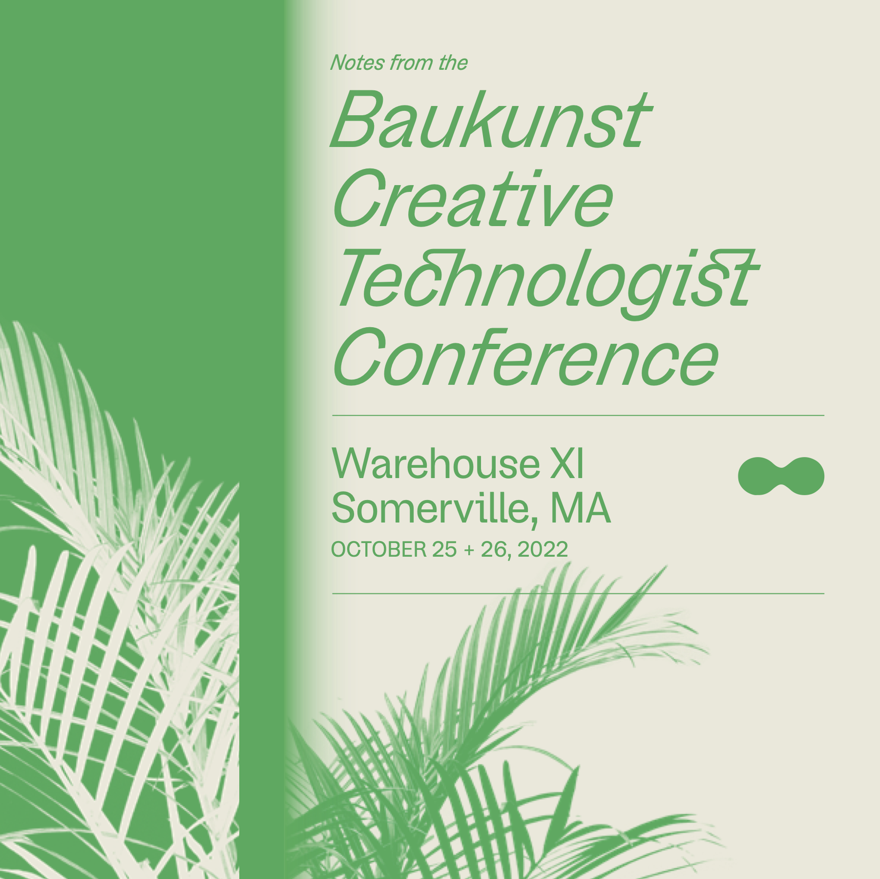 Cover of the zine from the Baukunst Creative Technologist Conference in Fall 2022