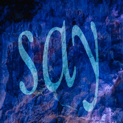 say