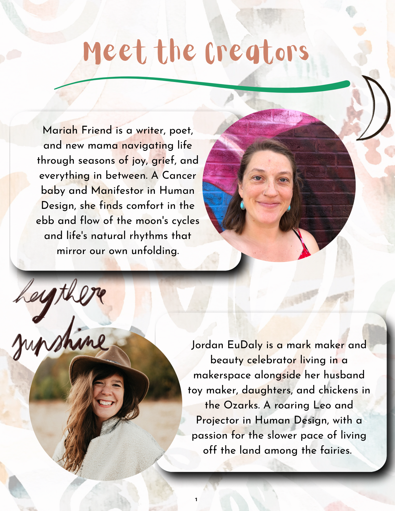 This project is a collaboration between to busy, creative mamas!