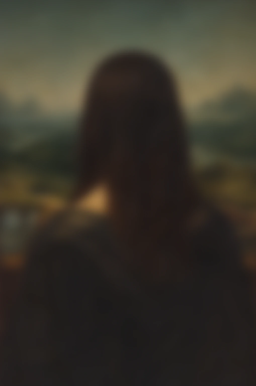 BLURRY IMAGE OF MONA LISA
