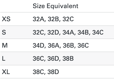 size chart from LAA