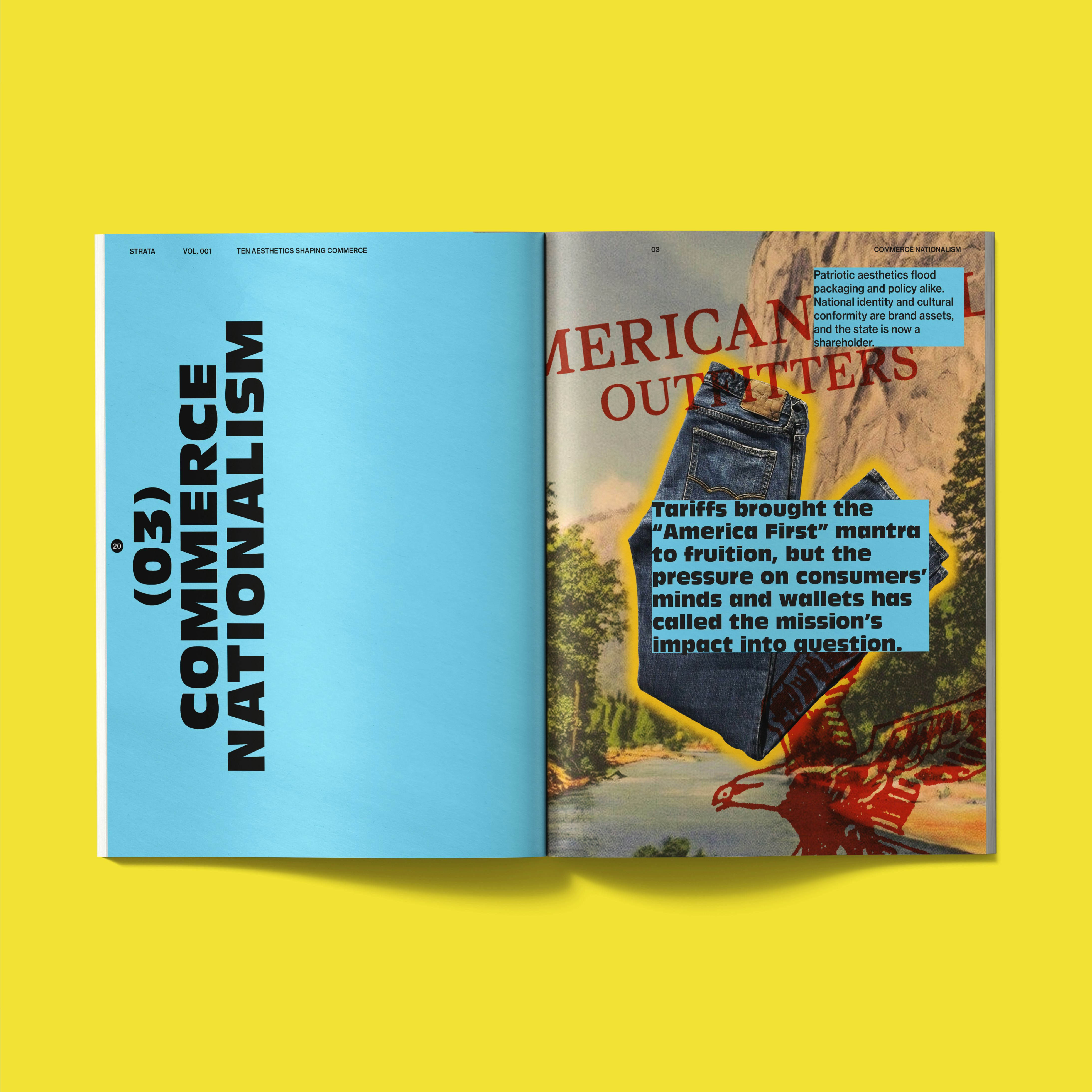 Interior spread: American Eagle Outfitters and commercial nationalism