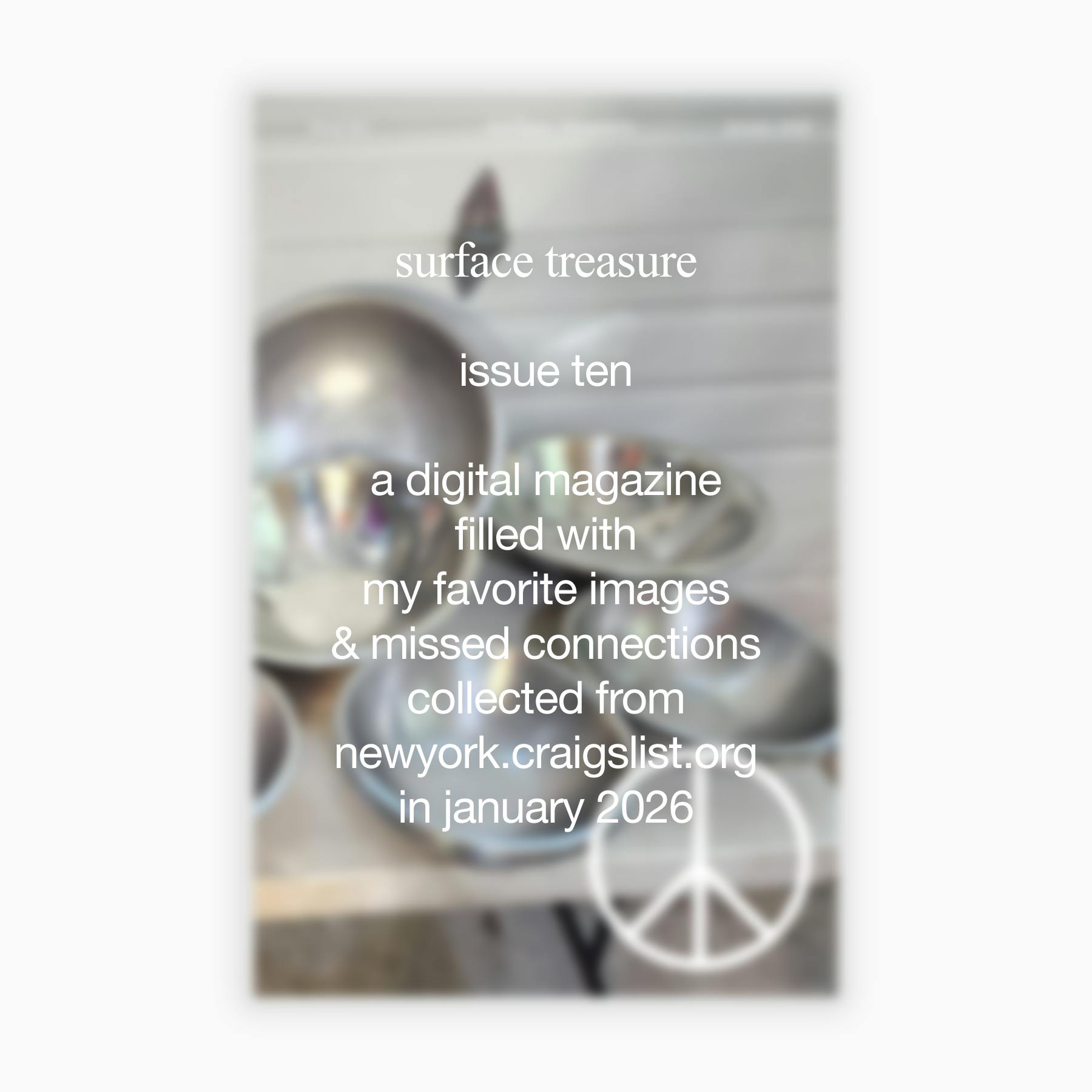 surface treasure - issue ten