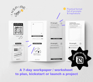 Inspire your Manifesto worksheet _ 7-day training